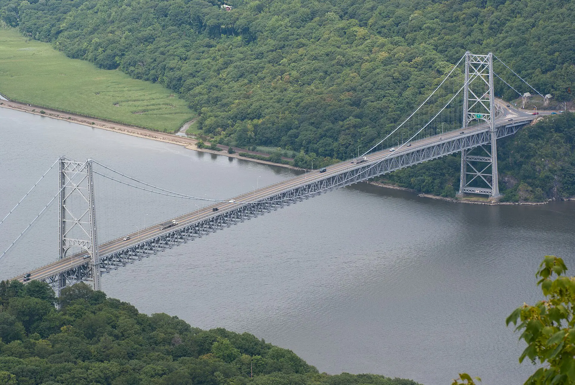 The Bear Mountain Bridge over the Hudson Highlands